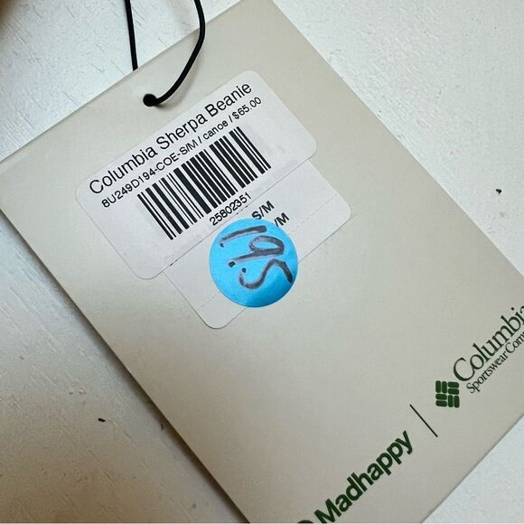 Madhappy Columbia Sherpa Beanie Small / Medium Unisex Camel NEW - Picture 6 of 10